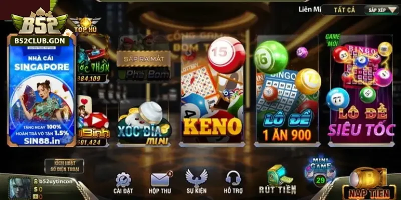 Khám phá giao diện và trải nghiệm người dùng tại B52